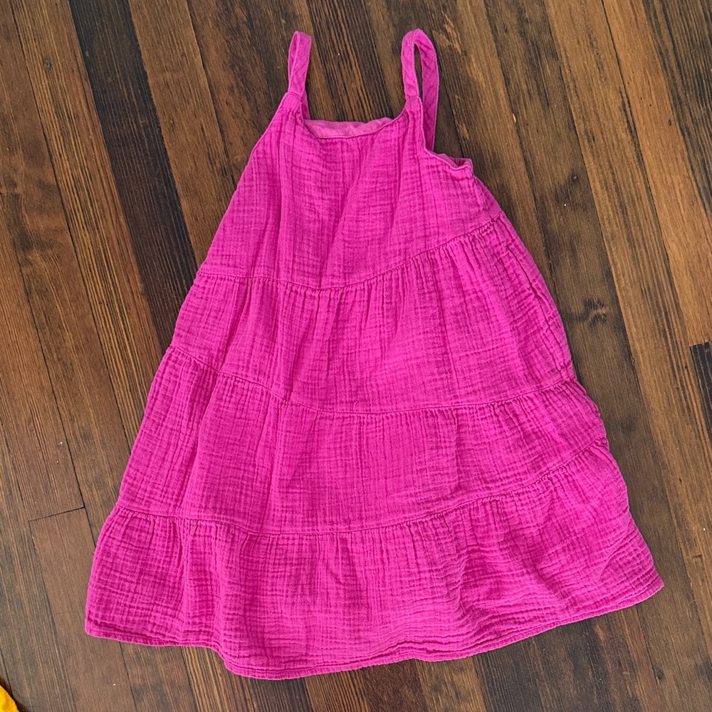 Baby Gap Pink Sleeveless Tiered Dress, Size 5T